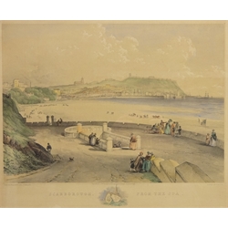  'Scarborough from the Spa', 19th century lithograph hand coloured after H B Carter (British 1804-1868) pub. S W Theakston, Scarborough 29cm x 36cm  