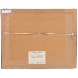 George Weatherill (British 1810-1890): 'The Esk Valley - Whitby', watercolour signed, titled on Walker Galleries label verso 13cm x 23cm