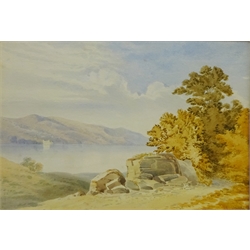  Rural Lakeland, watercolour signed by John Callow (British 1822-1878) 23.5cm x 34.5cm  