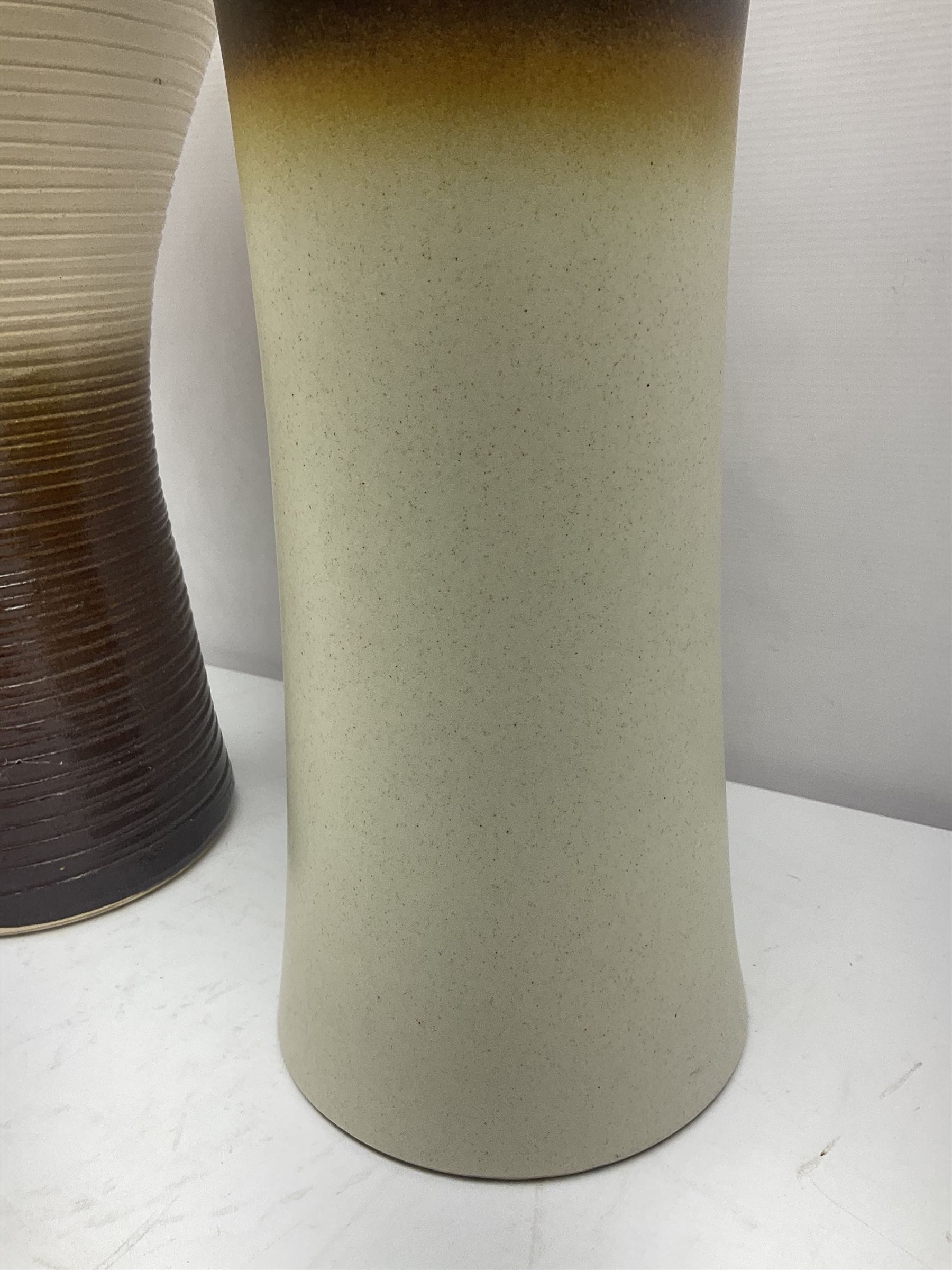 Ditmar Urbach Nora vase, together with another similar vase, Nora vase H64cm