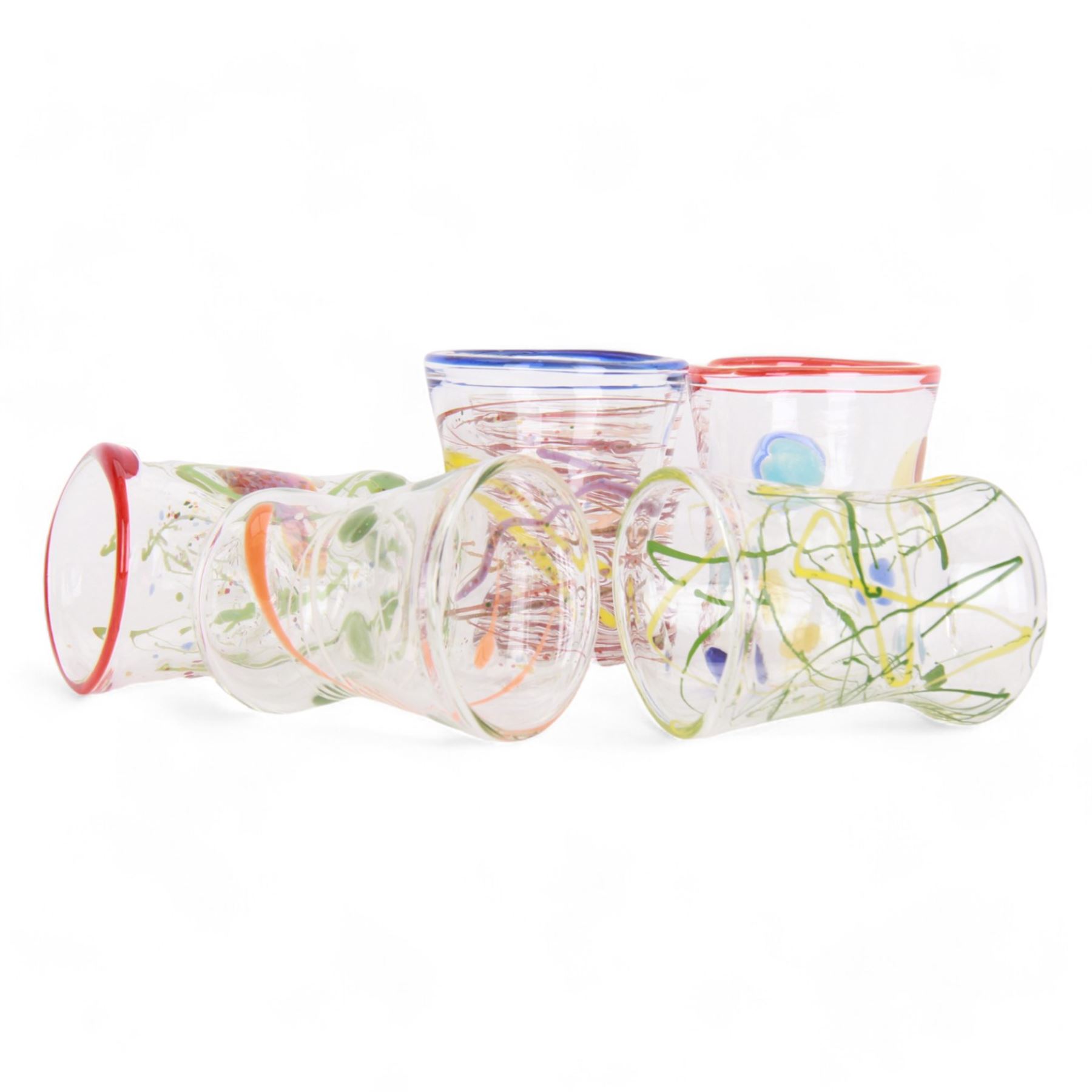 Massimo Lunardon, set of six Goto tumblers, H11cm