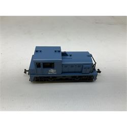 'N' gauge - Minitrix Class A4 4-6-2 locomotive 'Mallard' No.60022; in hard perspex case; Lima Diesel Shunter No.D2790; boxed; 0-6-0 locomotive 'Margaret' with four Colin Ashby EDLR coaches and three wagons; and Egger-Bahn 0-4-0 locomotive No.5 with two coaches in hard plastic boxes (13)