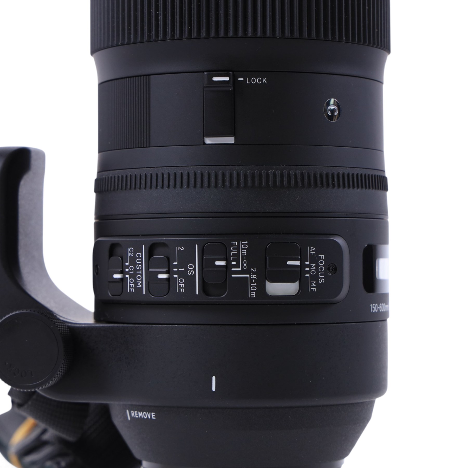 Sigma 150-600mm F5-6.3 DG camera lens, serial no. 53565860, boxed with soft case 