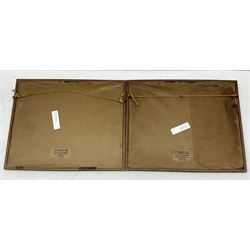 Maung Tun Hla (U Tun Hla) (Burmese 1874-1946): Small Village Riverbank Scenes, pair watercolours signed M T Hla 16cm x 21cm (2)