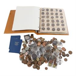 Great British and World coins, 17th century and later, including William and Mary 1694 hal...