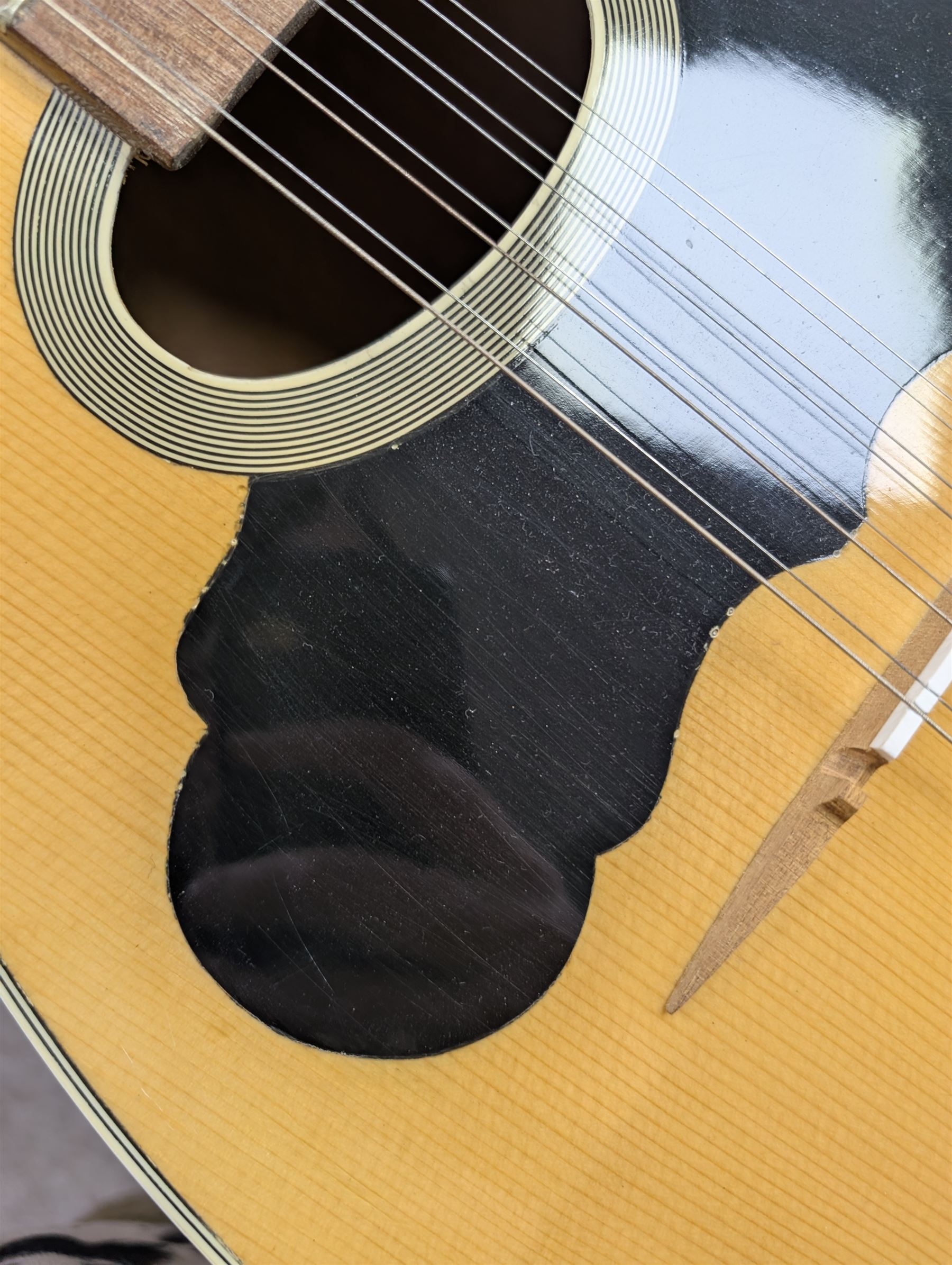 Modern bowl-back eight string bouzouki, L98cm