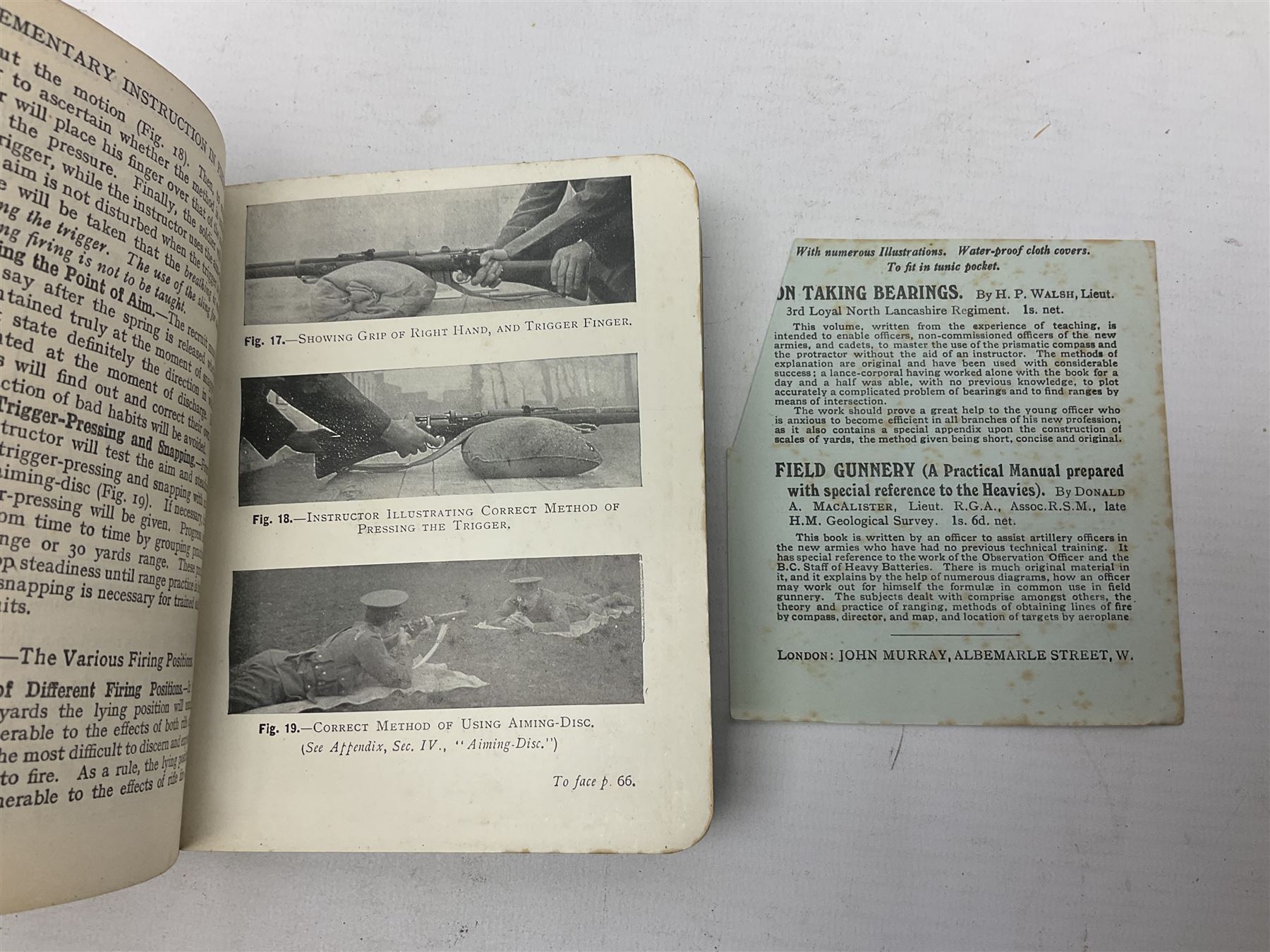 Jules Michelet (French 1798-1874): The Insect, with illustrations by Giacomelli, pub. T. Nelson and Sons, Paternoster Row, Edinburgh and New York, 1875, together with Edward Callow: The Phynodderree and Other Legends of the Isle of Man, with illustrations by W.J. Watson, pub. J. Dean and Son, Fleet Street, E.C, George Dodd: Metals British Manufactures, pub. Charles Knight and Co, Ludgate Street, 1845, WWI Imperial Army Series Musketry, pub. John Murray, Albermarle Street, 1915, Laurence Echard (1670–1730): The Roman History From the Settlement of the Empire by Augustus Caesar, To The Removal of the Imperial Seat by Constantine the Great Containing the Space of 355 years, vol. 2, printed by T.H. for M. Gillyflower, J. Tonson in Fleet Street, H. Bonwick in St. Paul's Church-yard and R. Parker in Cornhill, 1698, bound in leather (5)