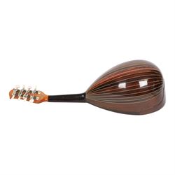 Antoria bowl-back mandolin, in soft carry case, L63cm