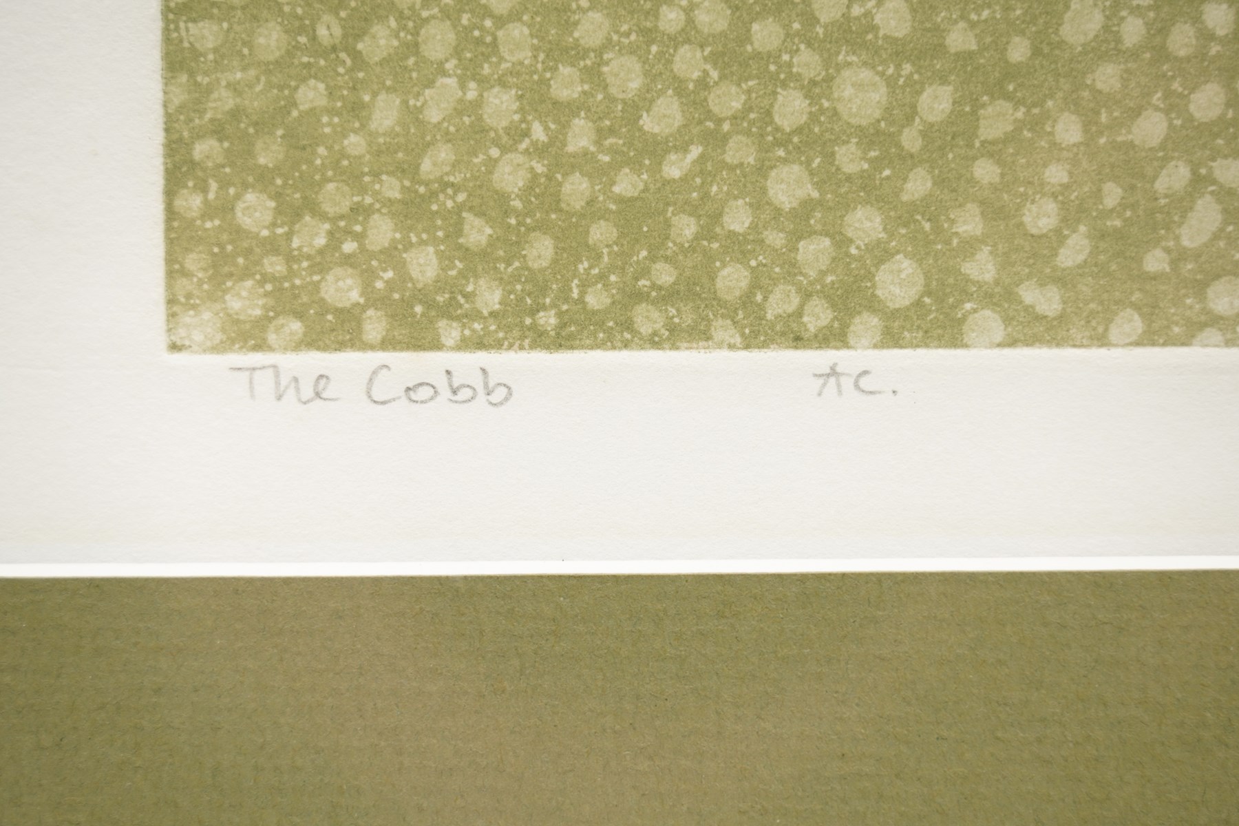 John Brunsdon ARCA (British 1933-2014): 'The Cobb' - Lyme Regis, coloured etching signed and titled in pencil 11cm x 29cm