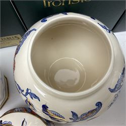 Masons Ironstone Cathay pattern ceramics, including vases, jugs, trinket boxes and trinket dishes, many in original boxes