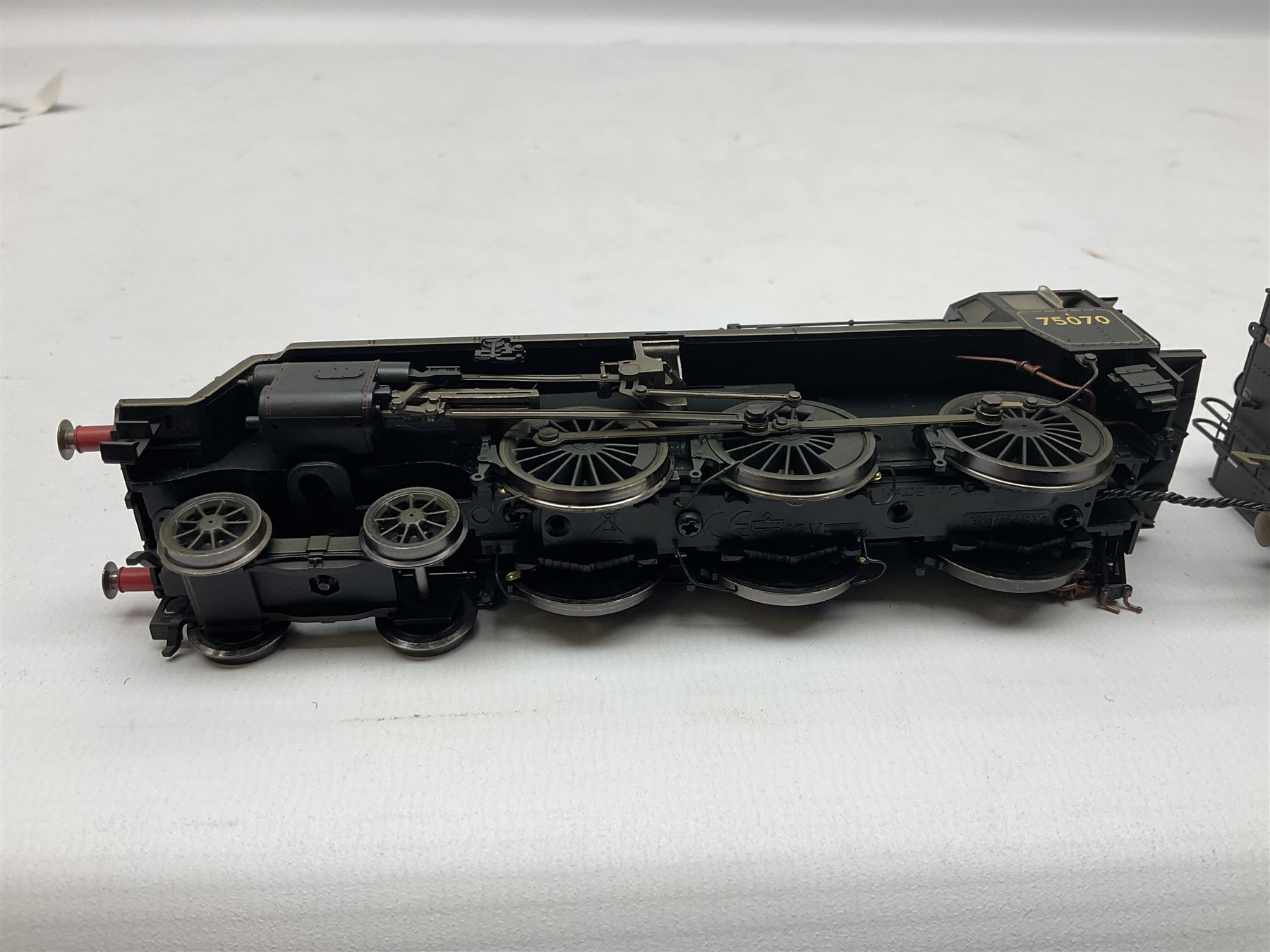 Hornby '00' gauge - Class 75000 4-6-0 locomotive Standard 4 no. 75070, Class 4F 0-6-0 'LMS Fowler' no. 4312 and Stanier Class 4P 2-6-4T locomotive no. 42613, all DCC ready (3)