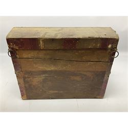 Taxidermy; Victorian cased display of birds, comprising Scarlet Tanager (Piranga olivacea), Campo Troupial (Icterus jamacaii) and Snow Bunting (Plectrophenax nivalis), amidst a naturalistic setting, encased within an ebonised single pane display case, H23cm, L35cm