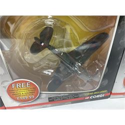 Corgi Aviation Archive Warbirds - seven series one and one series two, all boxed (8)