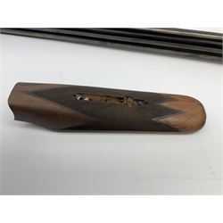 Very fine Westley Richards 12-bore side-by-side double barrel boxlock ejector live pigeon sporting gun, c1910, very heavy and thick 76.5cm blued tightly choked barrels with 2.5