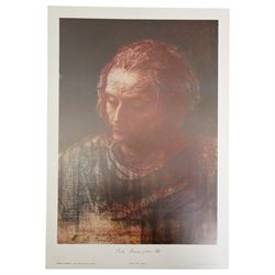 Pietro Annigoni OMRI (Italian 1910-1988): 'The Last Supper' and Preparatory Studies, set ten colour prints the first signed in pen, with original folder also signed 50cm x 35cm (10) (unframed)