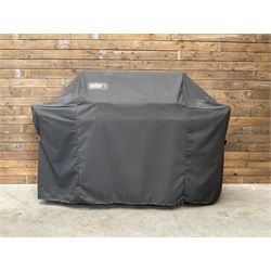 BBQ - Weber Summit stainless gas barbeque,, with cover