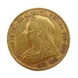  1899 gold half sovereign  