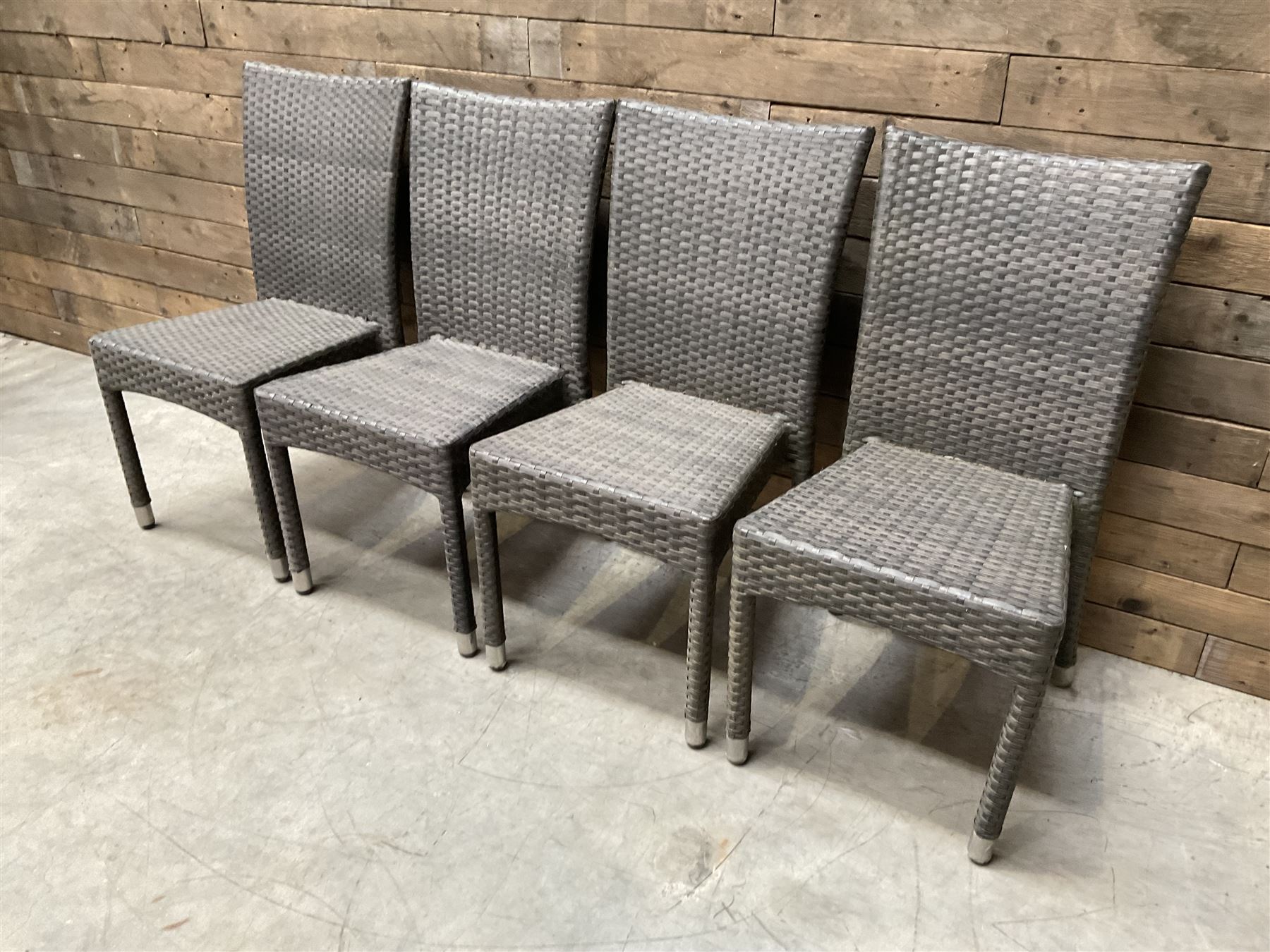 Rattan House - sixteen rattan garden chairs