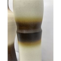 Ditmar Urbach Nora vase, together with another similar vase, Nora vase H64cm