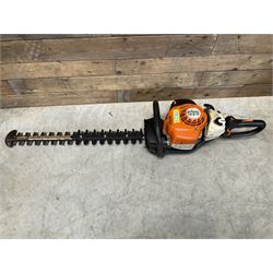 Stihl HS 81R petrol hedge trimmer, 30'' double sided