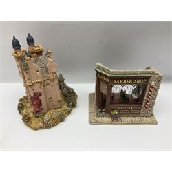 Ten Lilliput Lanes, to include Sleigh Bells, Short Back and Sides, Crook Hall Gardens, Loch Ness Lodge, Le Petit, etc, nine with original boxes  (10)