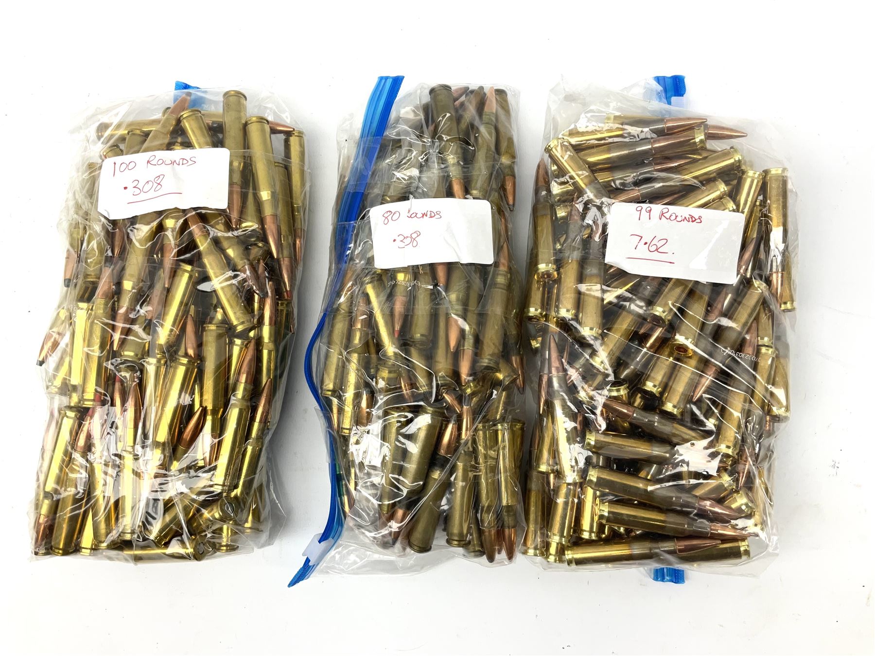 Approximately one hundred and eighty assorted .308 cartridges and approximately 99 assorted 7.62 cartridges SECTION 1 FIREARMS CERTIFICATE REQUIRED
