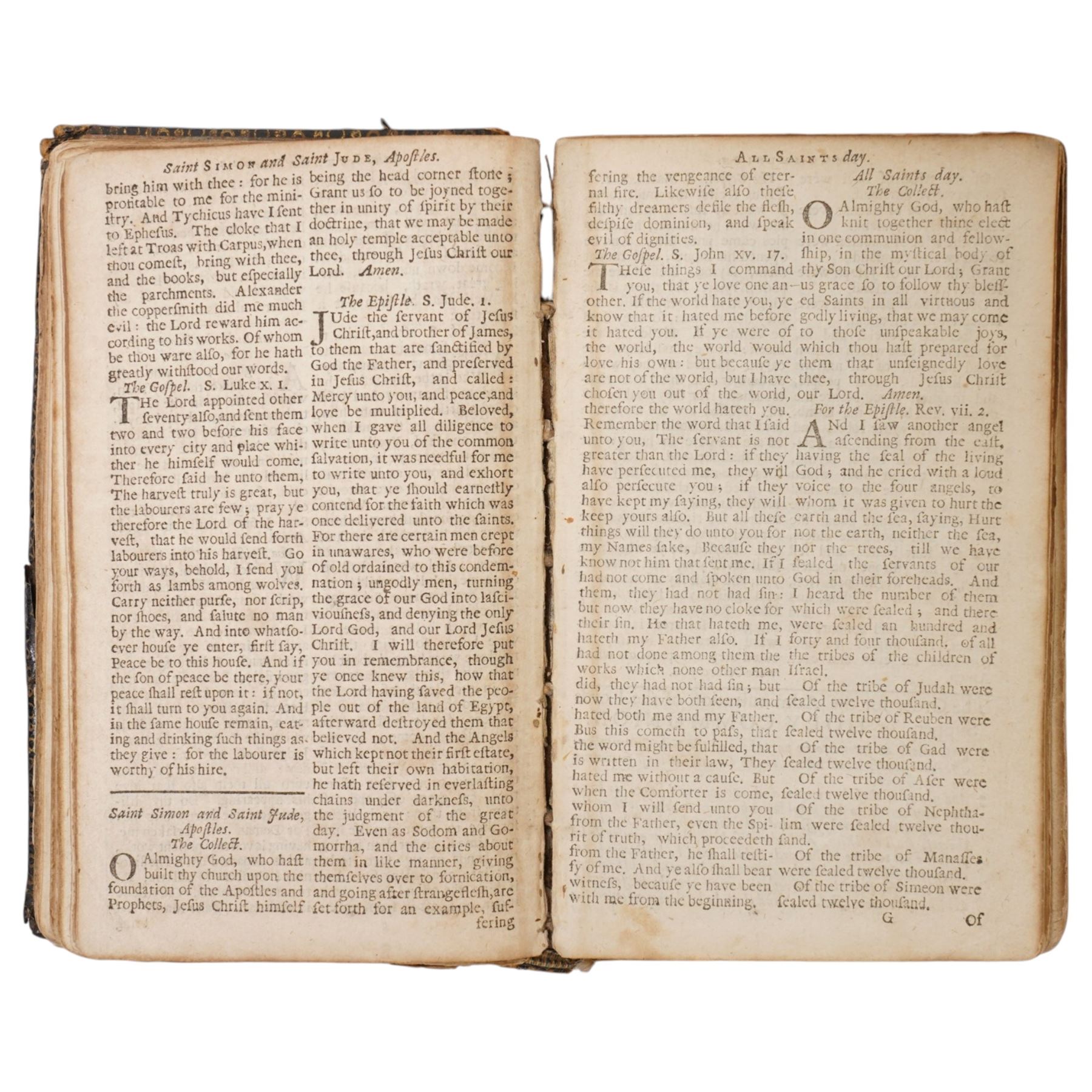 'The Book of Common Prayer and Administration of the Sacraments', printed by John Baskett 1733 in full calf
