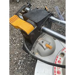 Ryobi 110V chop saw with transformer - THIS LOT IS TO BE COLLECTED BY APPOINTMENT FROM DUGGLEBY STORAGE, GREAT HILL, EASTFIELD, SCARBOROUGH, YO11 3TX