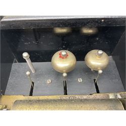 Swiss - Three 19th-century cylinder music boxes suitable for spares or repair.