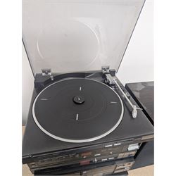 Sony HiFi system, comprising PS-LX330P Turntable, CDP-30 CD Player, TA-V11W Amplifier, ST-V11L FM-AM Tuner, TC-V11W Cassette Player and a pair of SS-V11 16cm 2Way Woofer Speakers