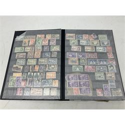 Stamps including St Helena, Fiji, Southern Rhodesia, Malaya, Bermuda, Queen Victoria and later Ceylon, various Universal Postal Union 1949 etc, housed in six albums/folders