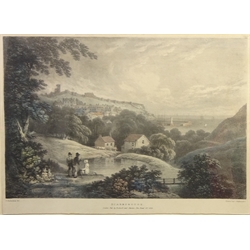  'Scarborough', Scarborough from North Cliff' and 'Scarborough Castle', five 19th century lithographs after Francis Nicholson (British 1753-1844) pub. Rodwell and Martin, London 1822 (5)   