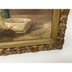 Harold Todd (Robin Hood's Bay 1894-1977): Still Life of Flowers in a Jug, oil on board signed 27cm x 35cm