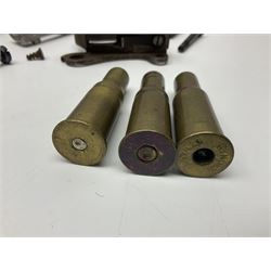 Quantity of spare parts for .577/450 Martini Henry rifle including two stocks, fore-end etc