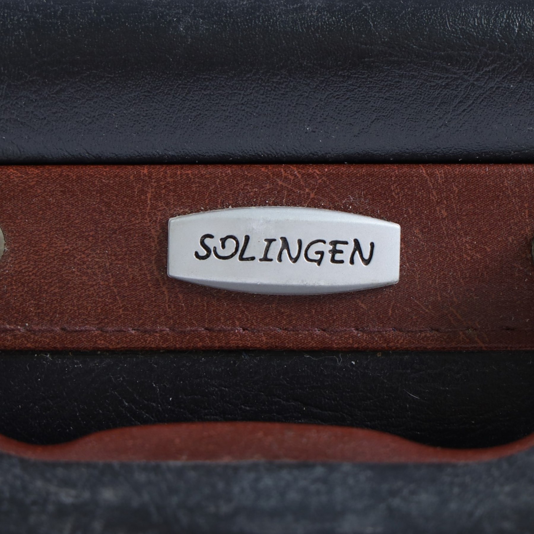 Cased Solingen steak cutlery and kitchen knife set