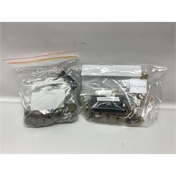 Great British and World coins, including pre-decimal coinage, French, Italian, German and other pre-Euro coinage, various medallions etc