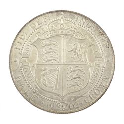 King Edward VII 1902 matt proof short coin set, comprising gold half sovereign and sovereign, silver maundy money set, sixpence, shilling, florin, halfcrown and crown, housed in the official dated case of issue