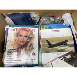 Collection of ephemera and memorabilia relating aircrafts and airports  
