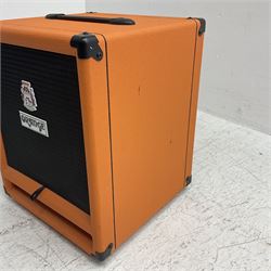 Orange 'Terror Bass' 500 watts Class D Hybrid Bass Amplifier; serial no.03742-0814; L30cm; and Orange 'Voice of the World' SP212 bass cabinet with 2 x 12