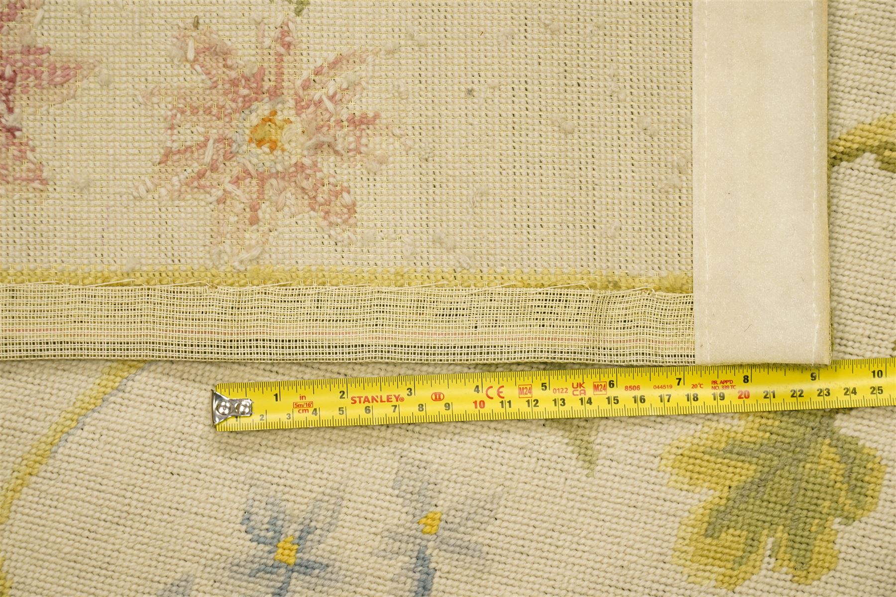 Two tapestries (Green 155cm, 91cm, 180cm, 125cm)
