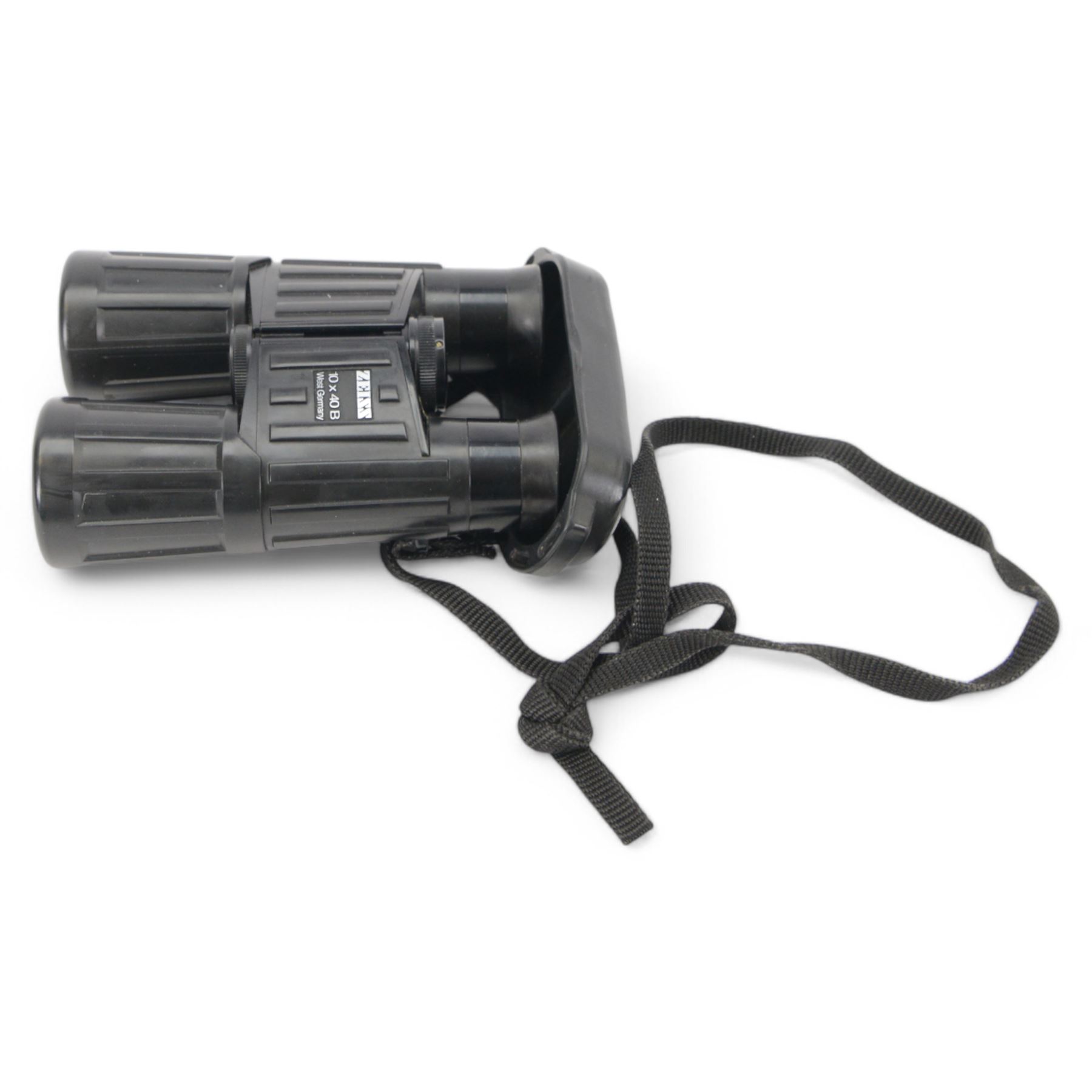 Zeiss 10 x 40 B binoculars, serial no. 271140 made in West Germany, in original soft case