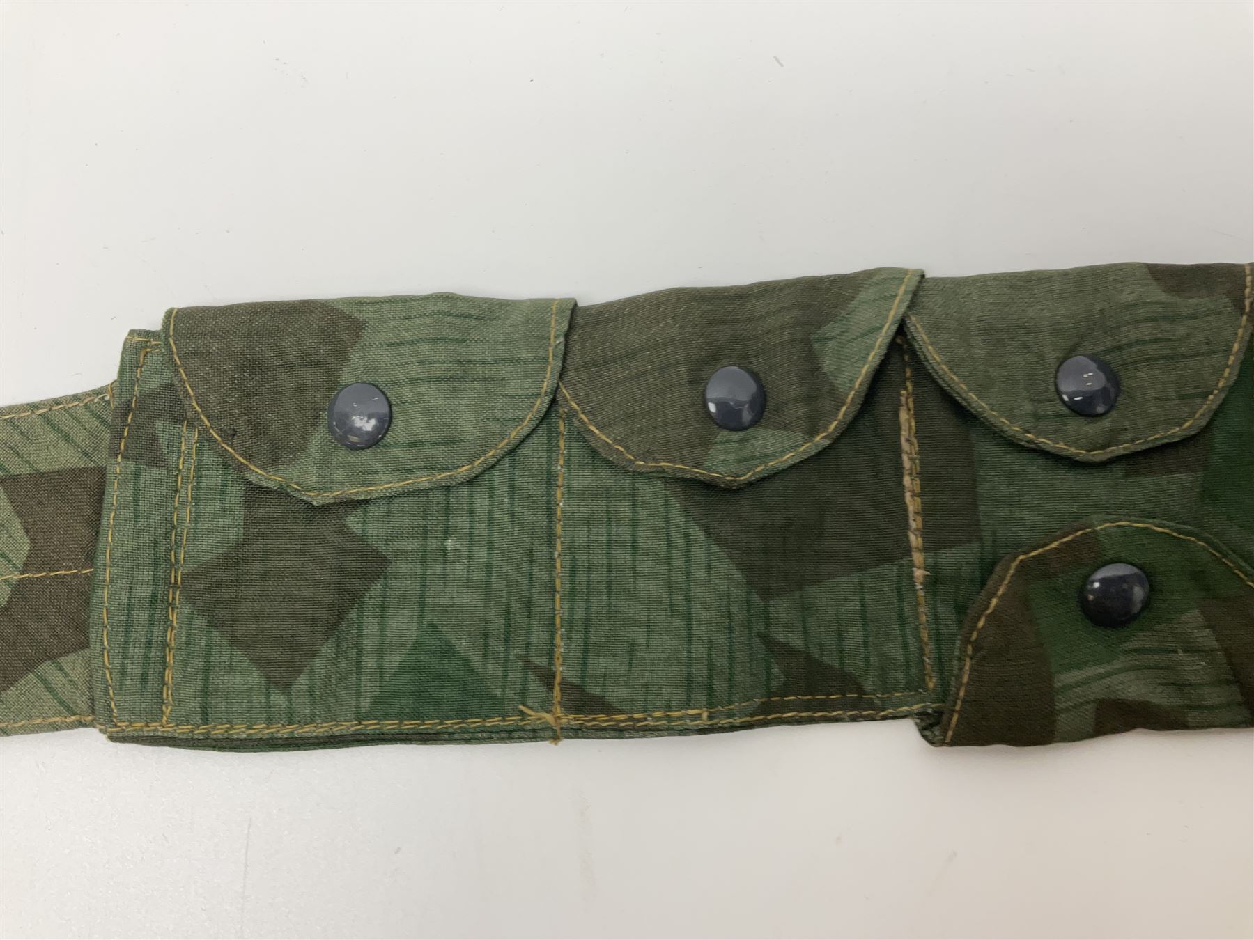 WW2 German Luftwaffe Parachutist's camo bandolier; stamped 0/0510/0052 1943