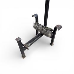 Wrought iron boot scraper