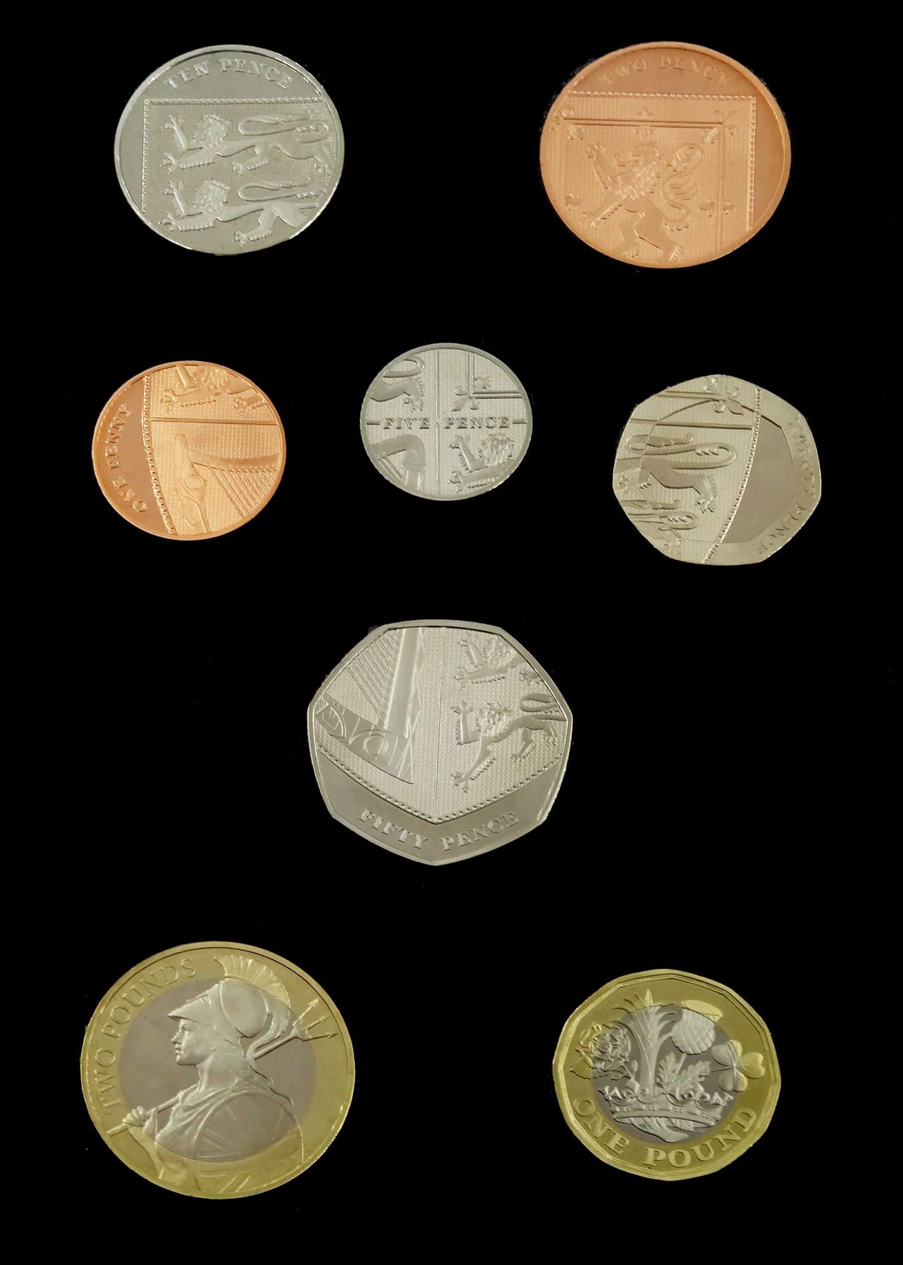 The Royal Mint United Kingdom 2020 proof coin set, cased with certificate