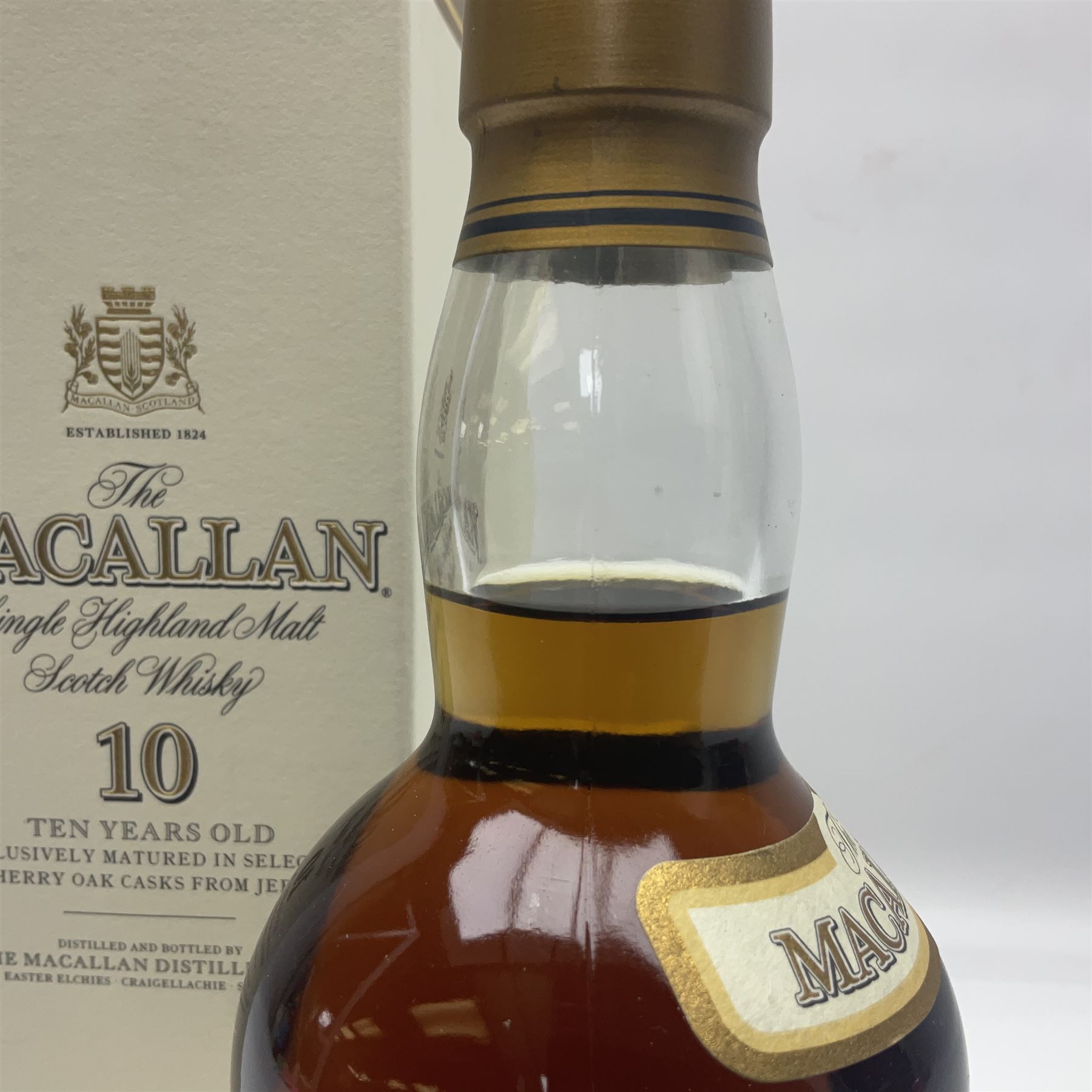 Macallan, 10 year old, single malt Scotch whisky, 700ml, 40% vol, boxed