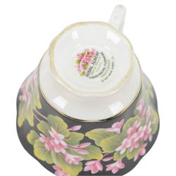 Royal Albert Provincial Flowers Mayflower tea service for six, comprising cups saucers and dessert plates 