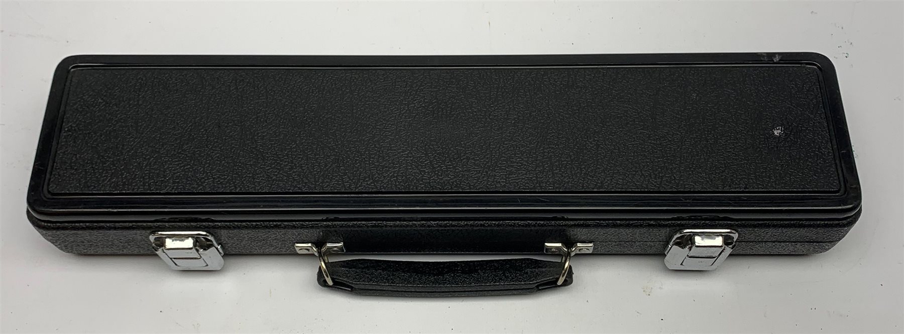 Mistral silver plated three-piece flute, serial no.8048, cased