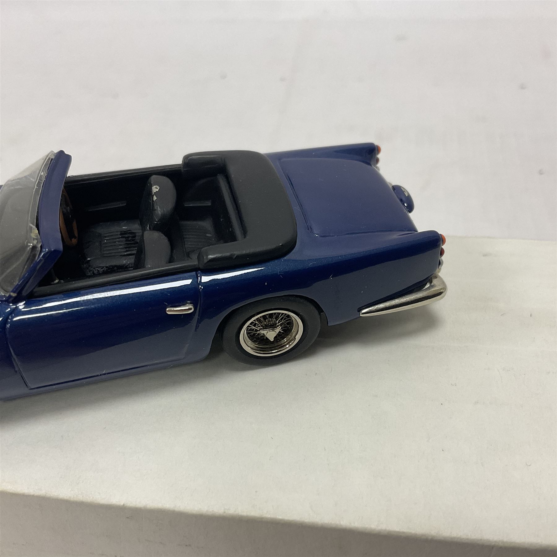 Illustra Models - 1:43 scale die-cast Aston Martin DB5 1066 Country Convertable, finished in metallic blue 