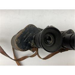 Three pairs of binoculars comprising Aitchison London 'The Owl', GreenKat 8x40 and Pentax 8x24
