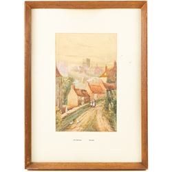 John Wynne Williams (British fl.1900-1920): 'Forge Valley' and 'Paradise' Old Town Scarborough, pair watercolours signed, titled on the mounts 33cm x 20cm (2)